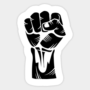 Fist Protest Sticker